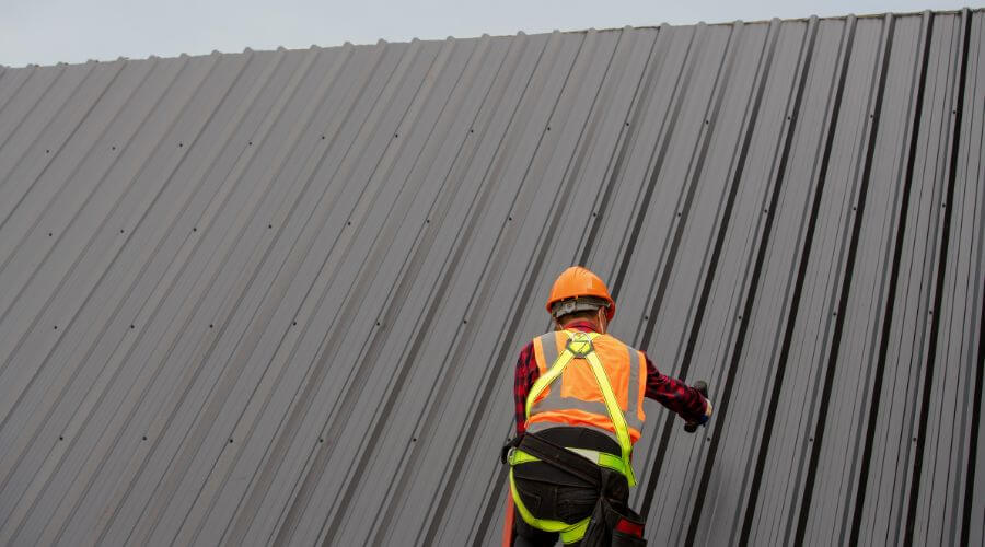 Professional metal roof installation services in Jackson Center, PA